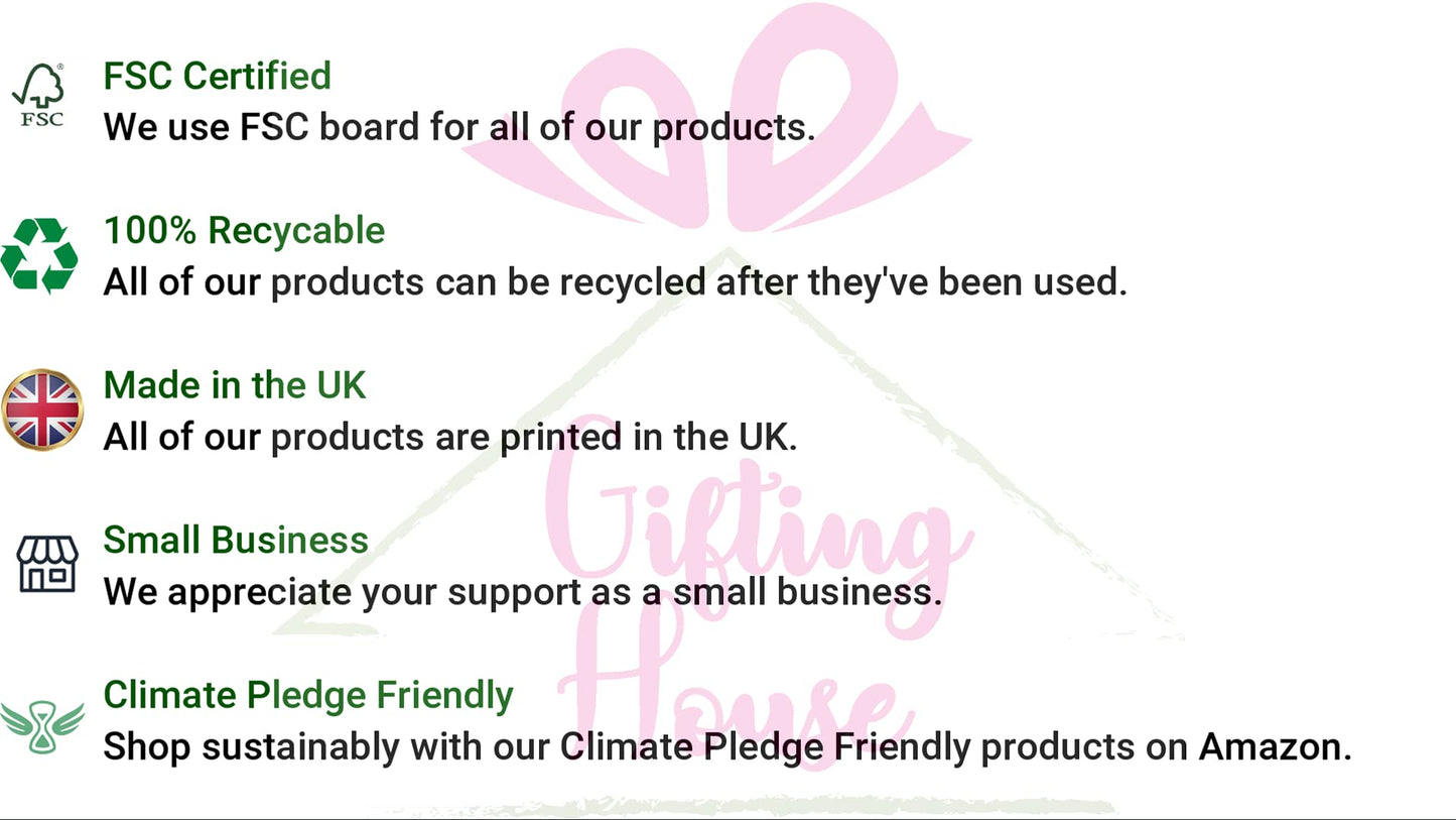 Giftinghouse Thank You Cards Multipack with Envelopes 12/24/48 Packs – Floral Design with Kraft Envelopes - Greeting cards for small business, wedding, kids Fully recyclable.
