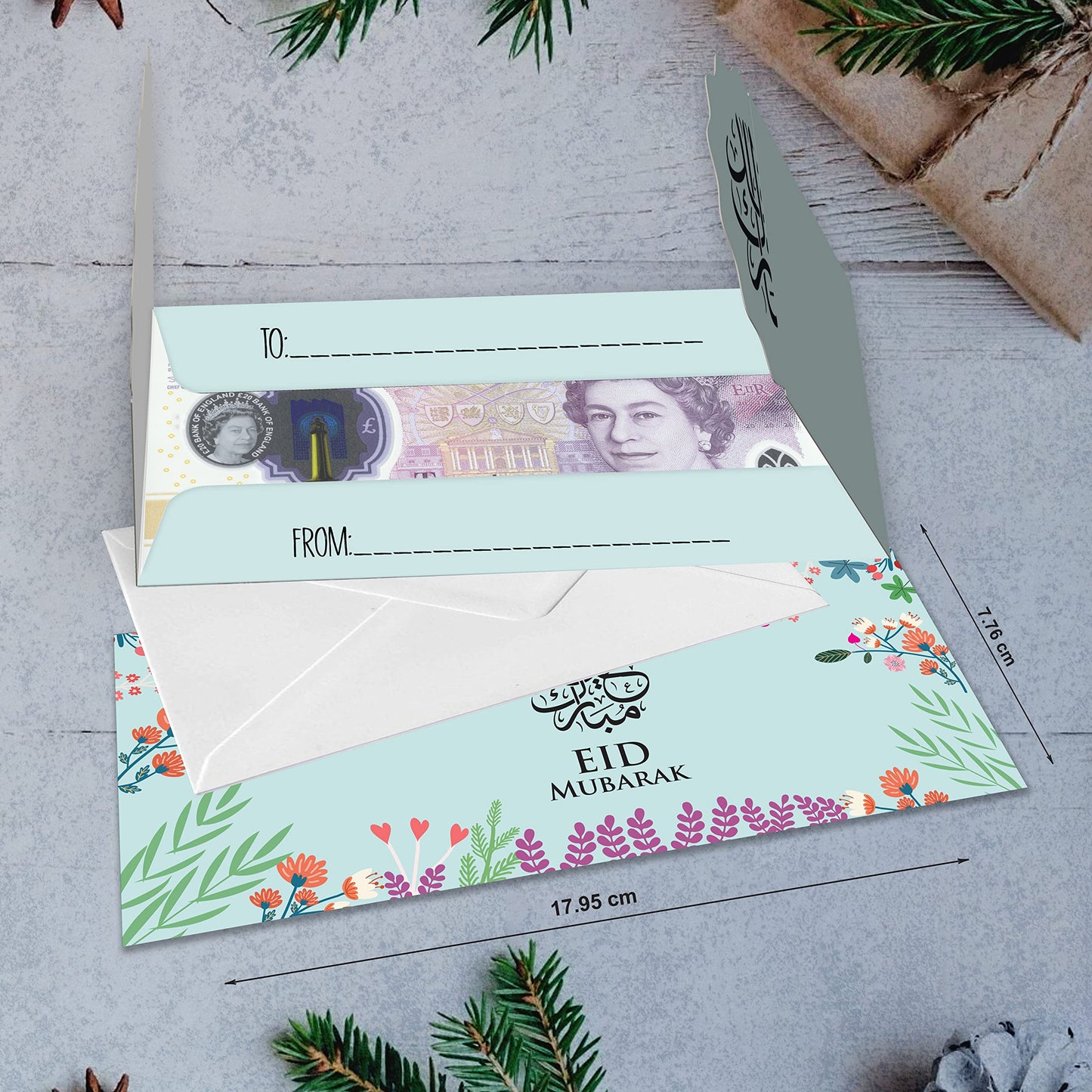 Eid Cards Money Wallet 4/12pcs - Eid Money Envelopes Wallets for Cash Gifts - Happy Eid Mubarak Cards Multipack for Kids - Gift Money Envelopes by Giftinghouse.