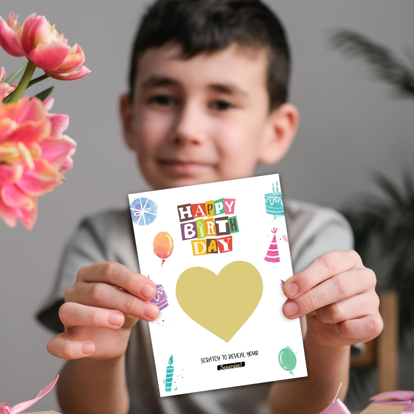 Happy Birthday Scratch Card Reveal | Personalised Scratchable Card with Scratch-off Sticker to Unveil a Surprise Gift | Birthday Scratch Card Gift Reveal | Funny Greeting Card - Made in the UK