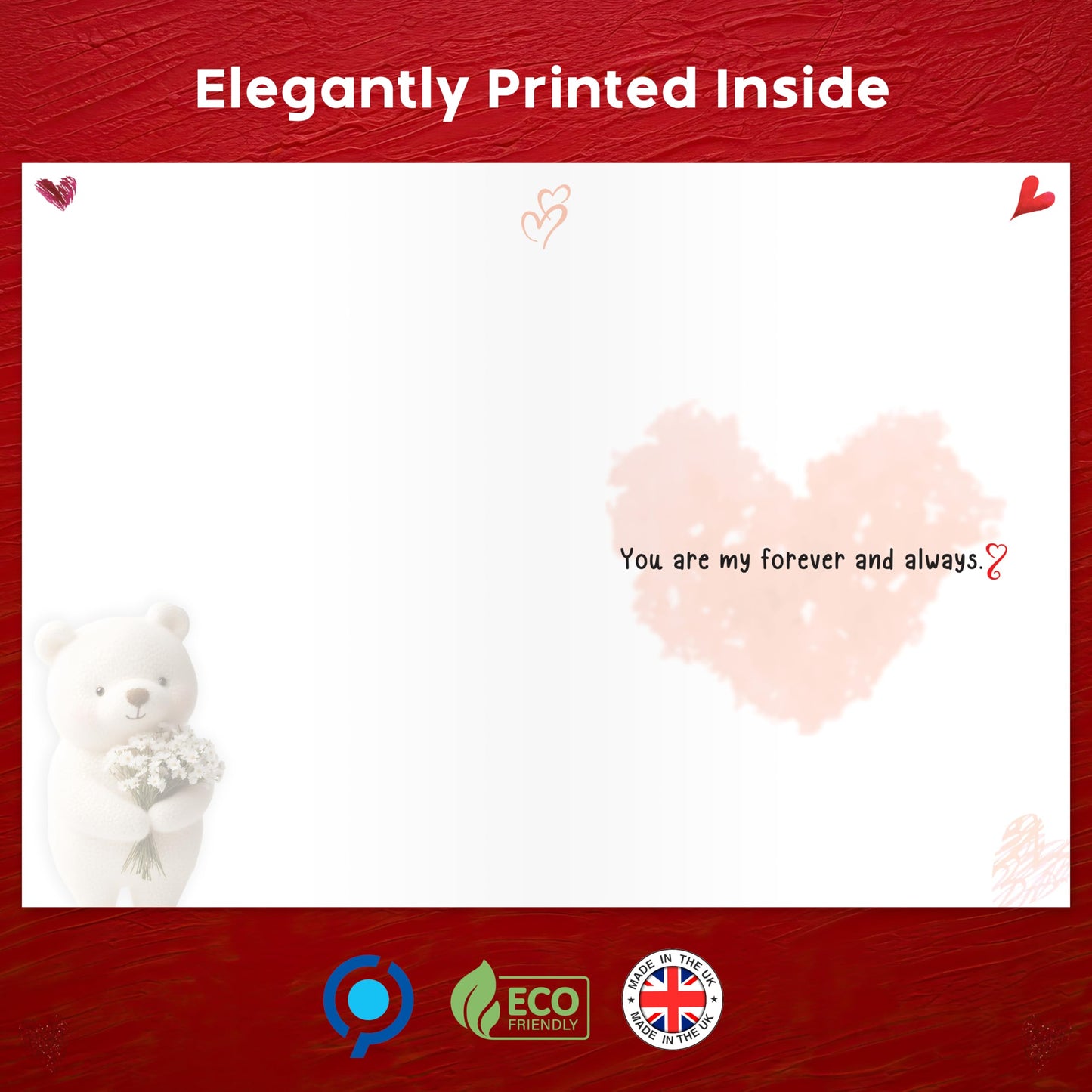 Husband Valentines Day Card with Luxury Wax Seal ā Elegant Gold and Red Foil Card "For My Wonderful Husband" ā Large 22x15.5 cm ā Valentines Card for Him - Valentines Card for Husband ā 350 GSM