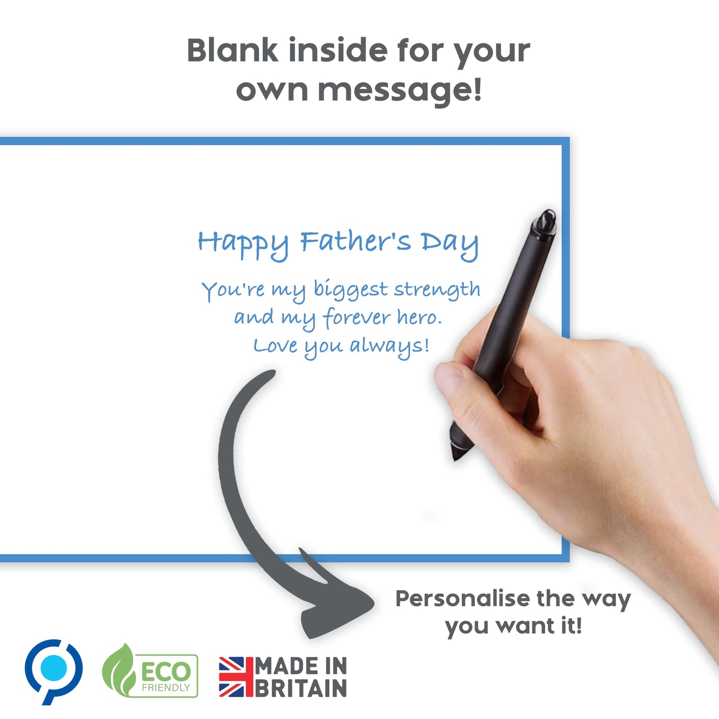 Funny Fathers Day Card from Son or Daughter – Scratch to Reveal a Hidden Message – Humorous Fathers Day Scratch Card – 18x13cm – Made in the UK
