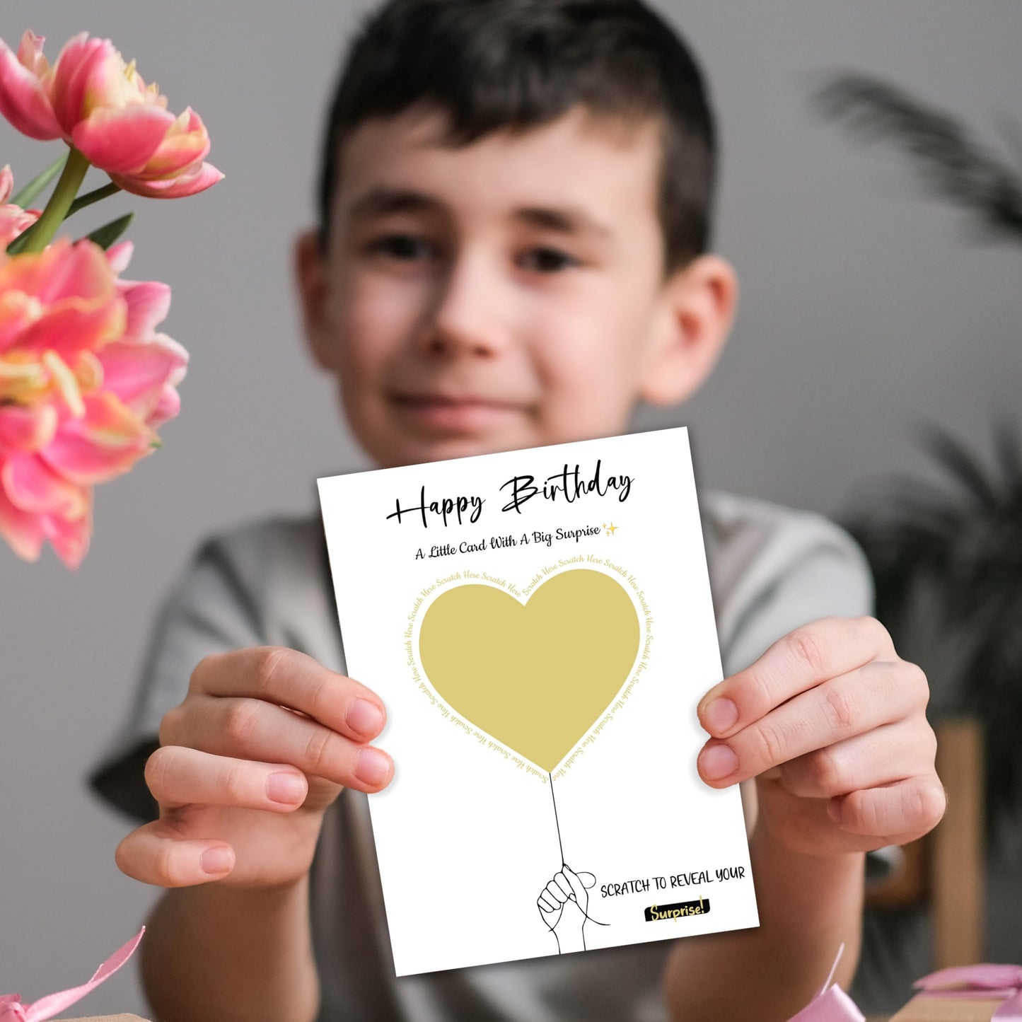 Happy Birthday Scratch Card Reveal | Personalised Scratchable Card with Scratch-off Sticker to Unveil a Surprise Gift | Birthday Scratch Card Gift Reveal | Funny Greeting Card - Made in the UK