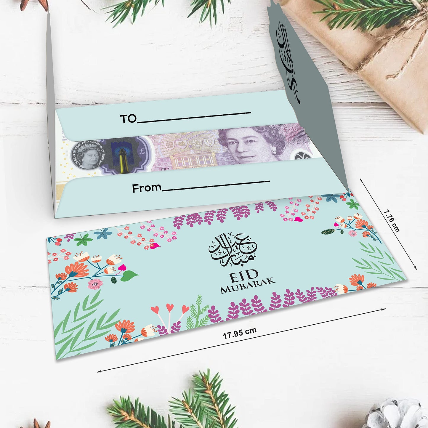 Eid Cards Money Wallet 4/12pcs - Eid Money Envelopes Wallets for Cash Gifts - Happy Eid Mubarak Cards Multipack for Kids - Gift Money Envelopes by Giftinghouse.