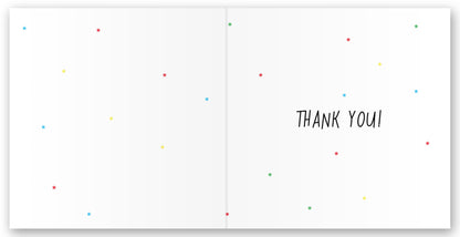 Thank You Card with Envelope | Premium Huge Thank You Greeting Card for Teachers, Weddings, Men, Women, Kids | Blank Inside, Eco-friendly | Made in the UK