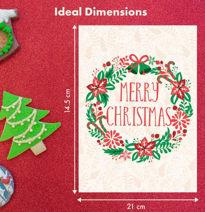Giftinghouse Charity Christmas Cards Pack of 12 Multipack Xmas Cards Vintage 2024 for Family, Friends, Granddaughter and Childrens with Red envelopes | Seasonal Greetings for sale.