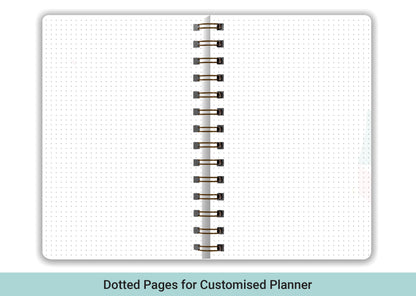Giftinghouse Daily Planner Notebook Undated - To do list Notebook A5 - Weekly planner with Habit & Routine Tracker - Productivity Planner, Spiral Appointment Planner for Men and Women, Elastic Closure.