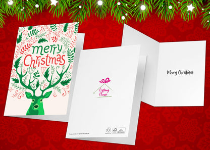 Charity Christmas Cards 2024 - Xmas Cards Pack of 24/48 Vintage Christmas Cards - Christmas Cards Multipack for family members and friends - MADE IN UK (24 CARDS)