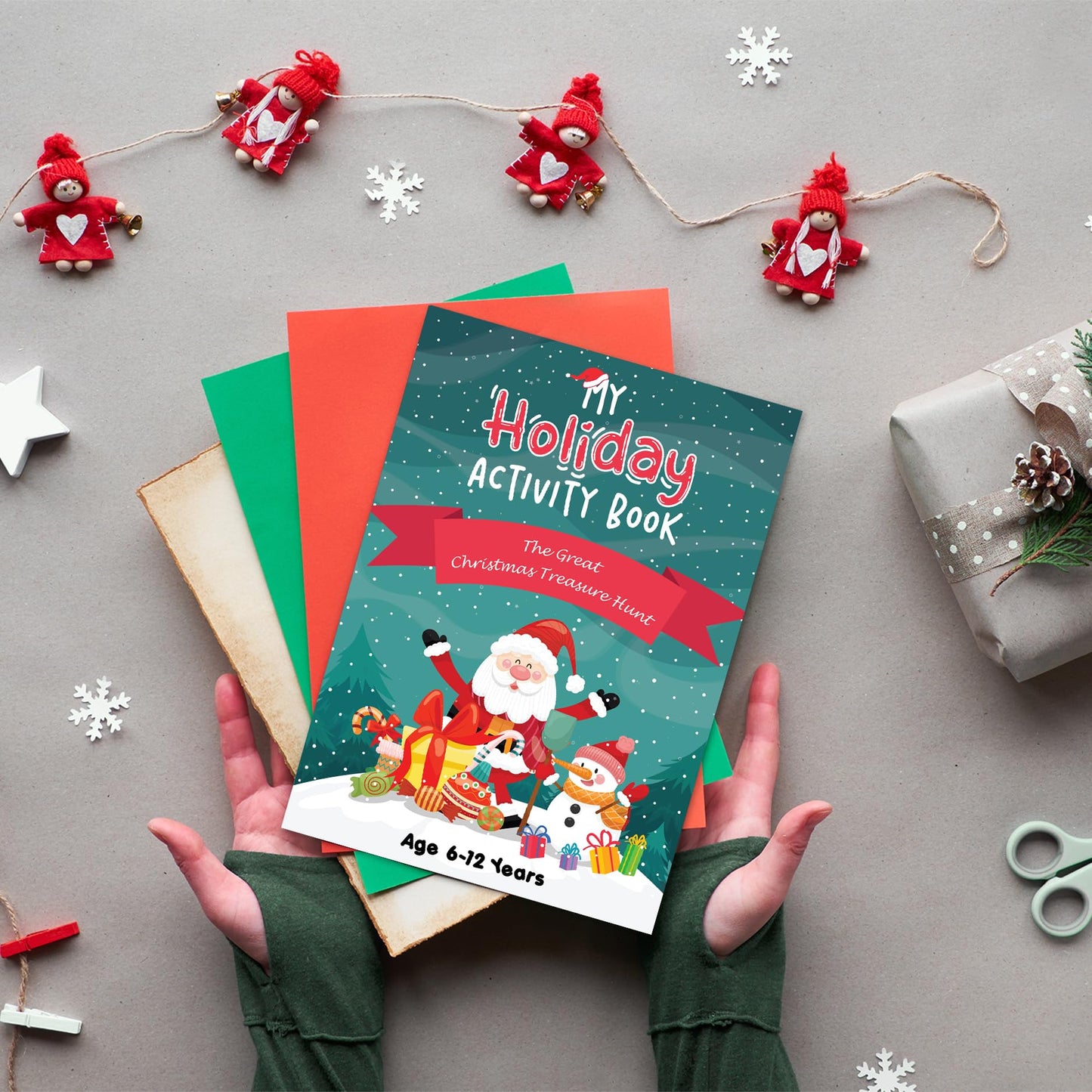 Christmas Activity Book for Kids with Fun Colouring Pages - A Children’s Christmas Activity Colouring Book with Fun Mazes, Puzzles, Cookie Decorating, Games, Colouring Pages and Santa’s Special Notes