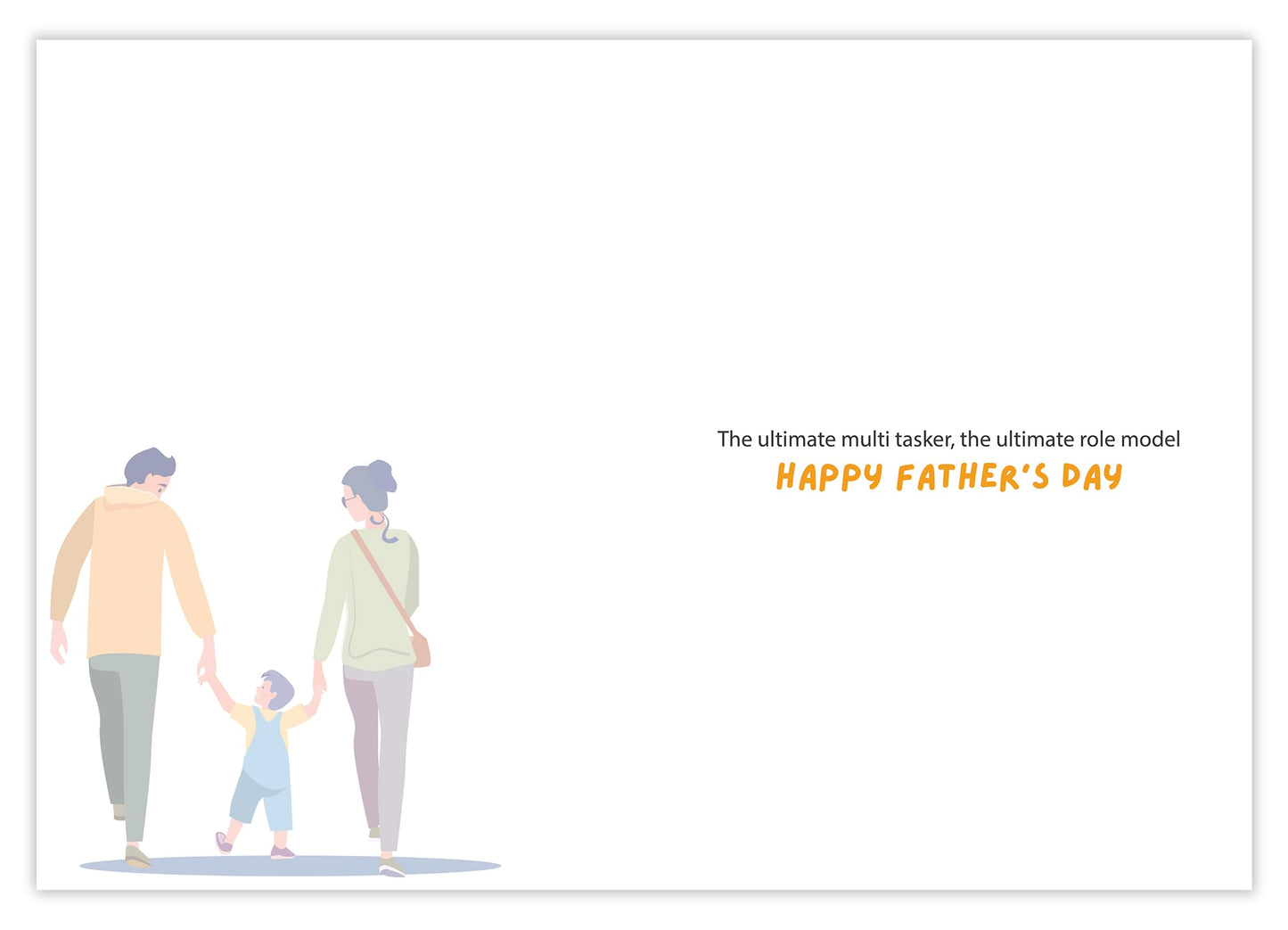 Giftinghouse Husband Fathers Day Card with Envelope, Happy Fathers Day Card From Wife - Fathers Day Card for Husband with the Message 'To The Best Dad!' - Premium Father's Card.
