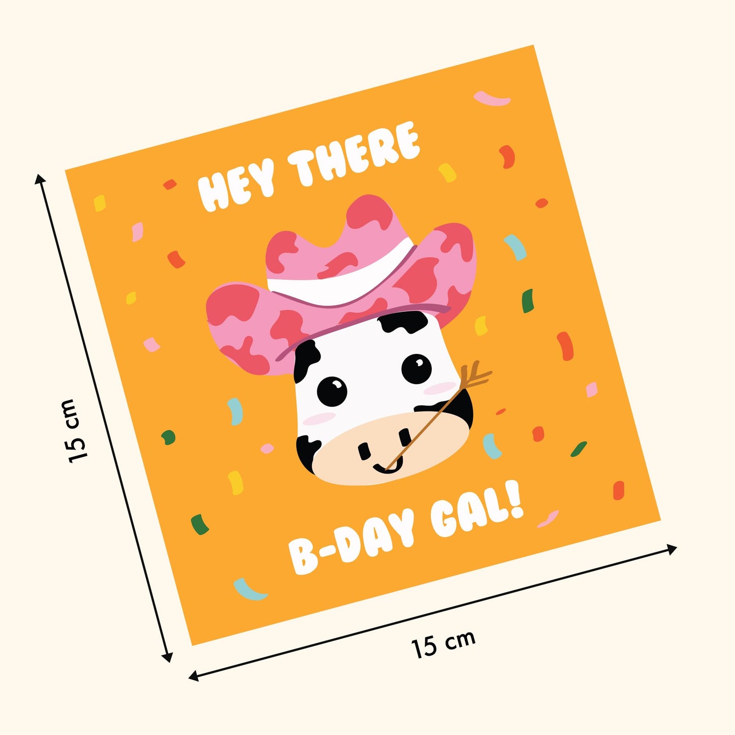 Birthday Card Girl With Elegant Wax Seal and Envelope - Blank Inside | Eco-Friendly Female Birthday Card for Women, Daughter, Sister, Friend, Her - Made in UK
