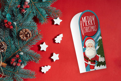 Giftinghouse Christmas Money Wallet and Envelopes for Cash Gifts 4/12/24 pcs – Xmas Greeting Cards Multipack - Eco-Friendly for Family, Friends and Kids - Cute Santa Designs.