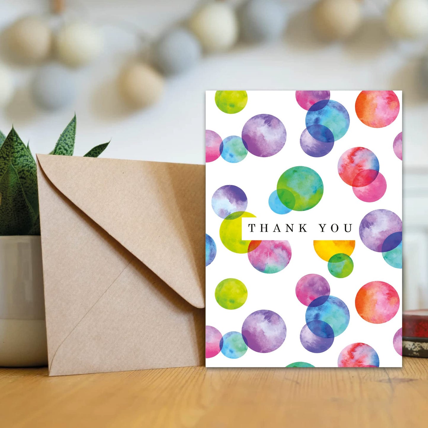 Giftinghouse Thank You Cards Multipack with Envelopes - Pack of 12/24/48 Watercolour and Rainbow Designs, Thank You Cards Bulk for Teachers and Kids, Eco-Friendly Greeting Cards