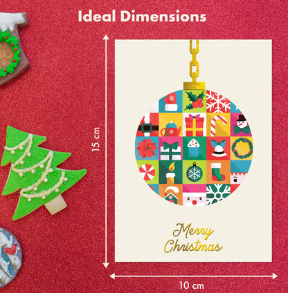 Christmas Cards Pack of 36 – Gold Foil Luxury Christmas Cards 2024 – Featuring 6 Stunning Designs (10 x 15cm) – Xmas Cards Multipack for Family & Friends - Made in the UK