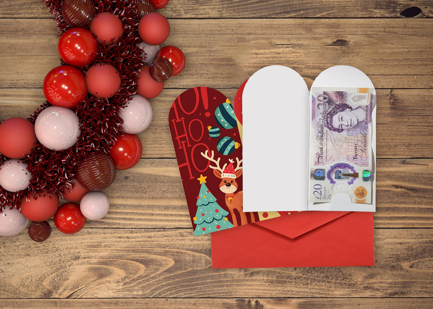 Giftinghouse Christmas Money Wallet and Envelopes for Cash Gifts 4/12/24 pcs – Xmas Greeting Cards Multipack - Eco-Friendly for Family, Friends and Kids - Cute Santa Designs.