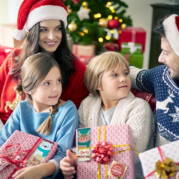 Giftinghouse Christmas Money Wallets for Cash Gifts - 4/12/24 Christmas Greeting Cards Pack with envelopes - Cash Gifts for Xmas eco-Friendly for Family, Friends, Kids and Decorations.