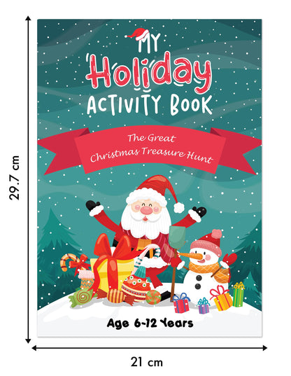 Christmas Activity Book for Kids with Fun Colouring Pages - A Children’s Christmas Activity Colouring Book with Fun Mazes, Puzzles, Cookie Decorating, Games, Colouring Pages and Santa’s Special Notes