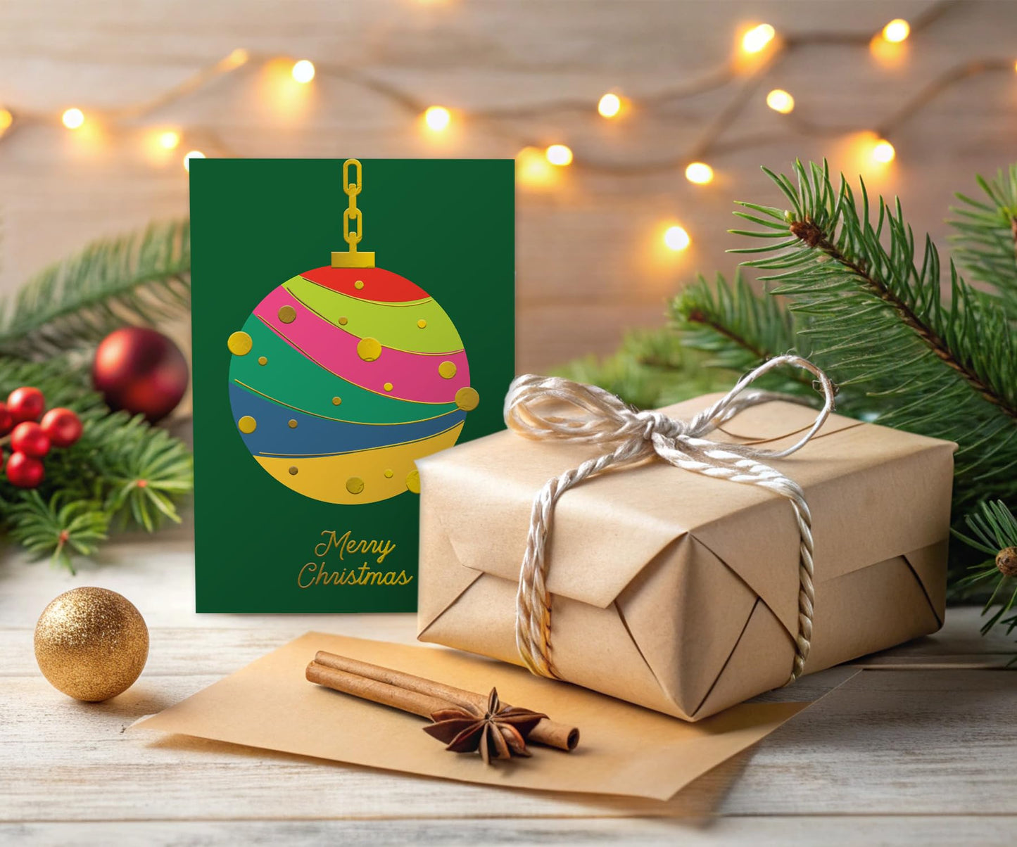 Christmas Cards Pack of 36 – Gold Foil Luxury Christmas Cards 2024 – Featuring 6 Stunning Designs (10 x 15cm) – Xmas Cards Multipack for Family & Friends - Made in the UK