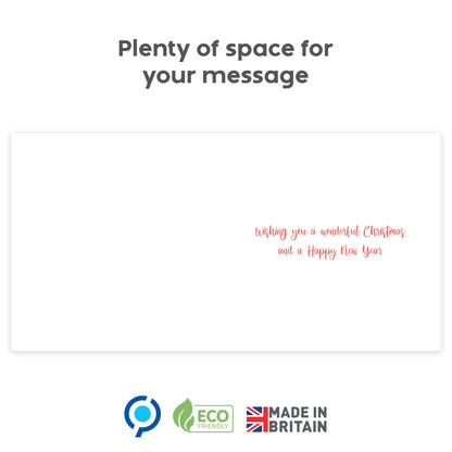 Giftinghouse 16 Christmas Cards Multipack 2025 – Santa & Snowman Xmas Cards Pack – 15 x 10 cm – Festive Greeting Cards for Family, Kids & Friends – Made in the UK