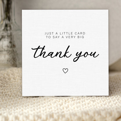 Giftinghouse 24 Thank You Cards Pack with Gold Foil Stickers and Kraft Envelopes, 12.5 x 12.5 cm – Blank Inside – Ideal for Teachers, Weddings, Kids, Christmas – Made in the UK