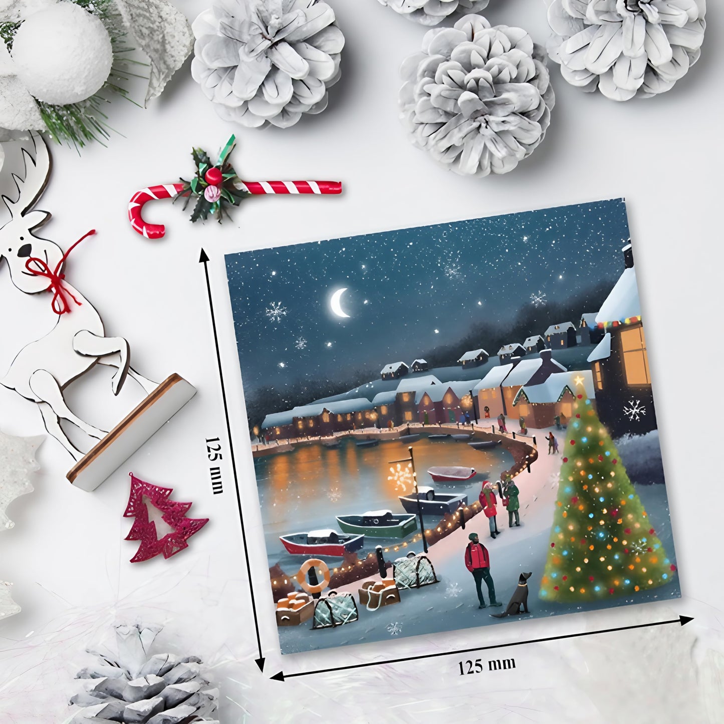 Giftinghouse Charity Christmas Cards 2024 Pack of 24 | Multipack Xmas Cards for Family, Friends with Red envelopes (24 Pack) MADE IN UK