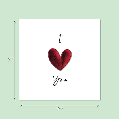 Giftinghouse 3d Valentines Card with Luxury Wax Seal and Envelope - Valentine's Day Cards for husband, wife, him, girlfriend, boyfriend - Anniversary card I love you - Eco-friendly