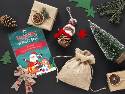 Christmas Activity Book for Kids with Fun Colouring Pages - A Children’s Christmas Activity Colouring Book with Fun Mazes, Puzzles, Cookie Decorating, Games, Colouring Pages and Santa’s Special Notes