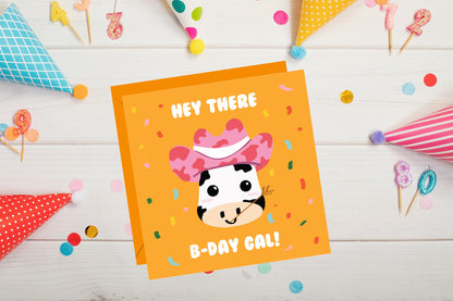 Birthday Card Girl With Elegant Wax Seal and Envelope - Blank Inside | Eco-Friendly Female Birthday Card for Women, Daughter, Sister, Friend, Her - Made in UK