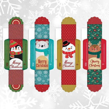Giftinghouse Christmas Money Wallets for Cash Gifts - 4/12/24 Christmas Greeting Cards Pack with envelopes - Cash Gifts for Xmas eco-Friendly for Family, Friends, Kids and Decorations.