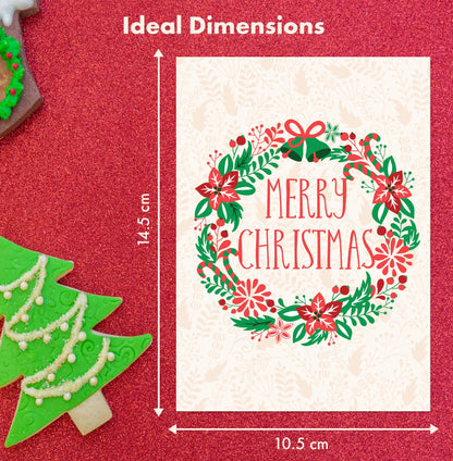 Charity Christmas Cards 2024 - Xmas Cards Pack of 24/48 Vintage Christmas Cards - Christmas Cards Multipack for family members and friends - MADE IN UK (24 CARDS)