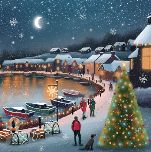 Giftinghouse Charity Christmas Cards 2024 Pack of 24 | Multipack Xmas Cards for Family, Friends with Red envelopes (24 Pack) MADE IN UK