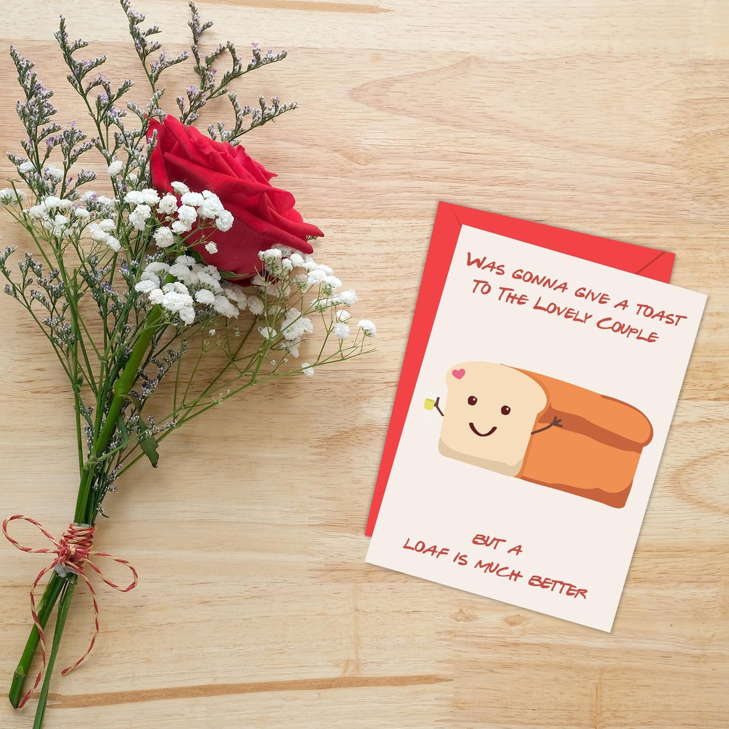 Anniversary Card for Couple - Eco-Friendly Happy Anniversary Card for Husband and Wife - (7.1 x 5.2 inch) Made in UK