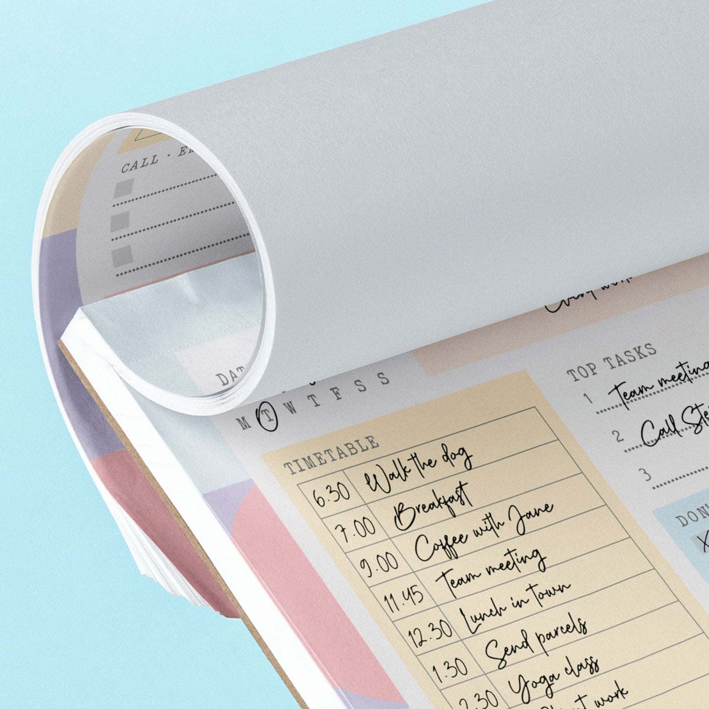 To Do List Pad by Giftinghouse - Daily Planner Notepad With 52 Luxury Tear Off Sheets - Desk Organiser, Productivity and Meal Planner for Work & Office
