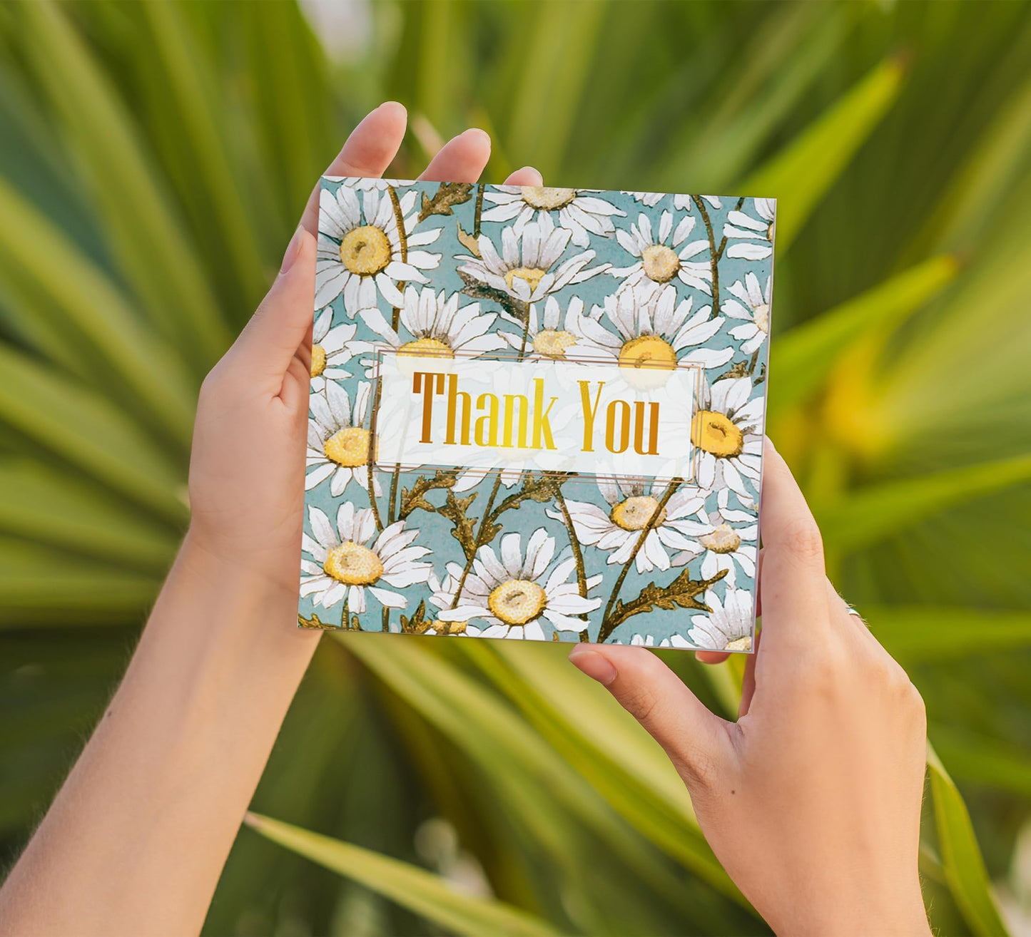 Giftinghouse 24/48 Thank You Cards Multipack with Envelopes - 6 Flower Designs Envelopes - Greeting cards for teachers, small business, wedding, kids Fully recyclable and Eco-friendly.