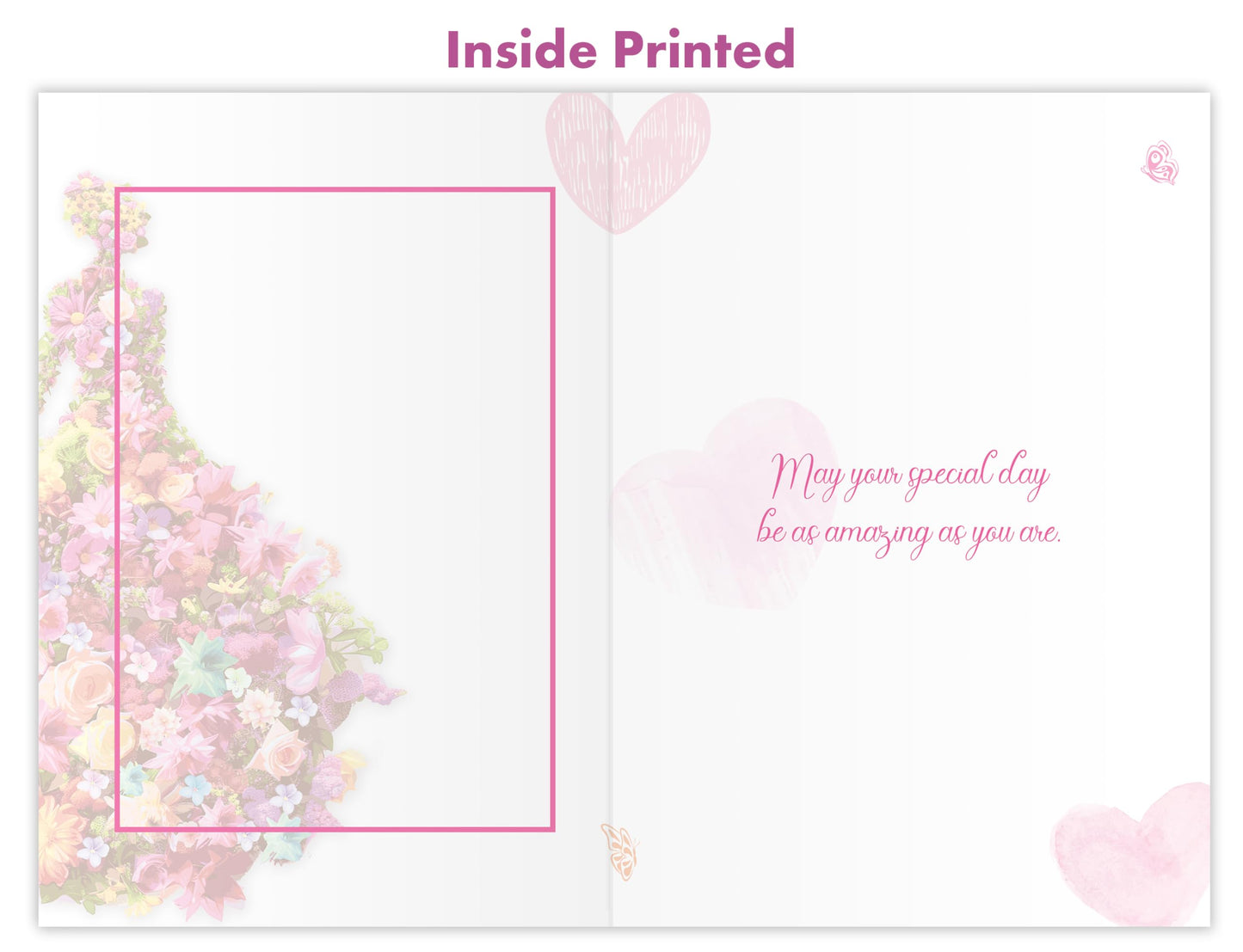 Birthday Card for Women with Envelope - Foiled Traditional Female Birthday Card - Eco-Friendly, Happy Birthday Card Girl, Large Size (8.8x6.3 inch) - Someone Special Birthday Card for Her - Made in UK
