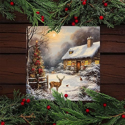 Giftinghouse Charity Christmas Cards 2024 Pack of 24 | Multipack Xmas Cards for Family, Friends with Red envelopes (24 Pack) MADE IN UK