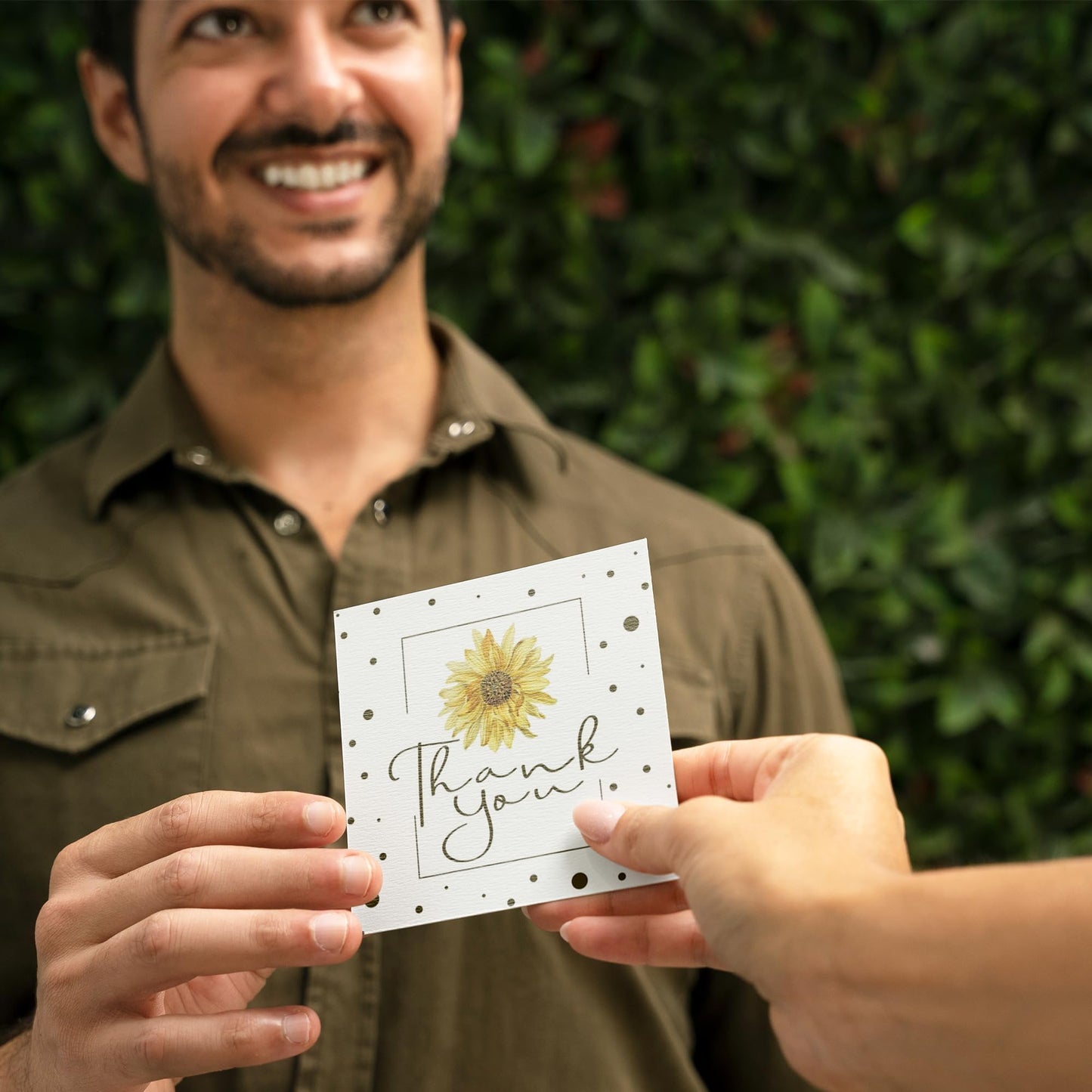 Giftinghouse 24/48 Thank You Cards Multipack with Envelopes - 6 Flower Designs Envelopes - Greeting cards for teachers, small business, wedding, kids Fully recyclable and Eco-friendly.